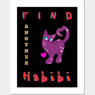 Habibi cat Posters and Art